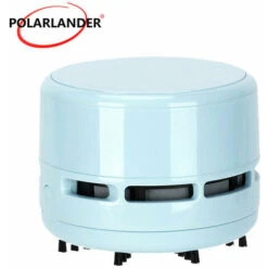 Portable Mini Vacuum Cleaner Mini Creative Desktop Vacuum Cleaner Intelligent Sweeping Robot(Blue Green),