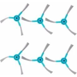 6pcs Side Brushes For Replacement Conga 3090 Robot Vacuum Cleaner Sweeping Robot Accessories