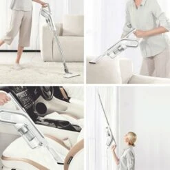 Cordless Bagless Stick Vacuum Cleaner 12000Pa With Front LED Light 6000mAh Battery Autonomy 30 Min Charge 4-5h -Home Appliances Store 97812989 5
