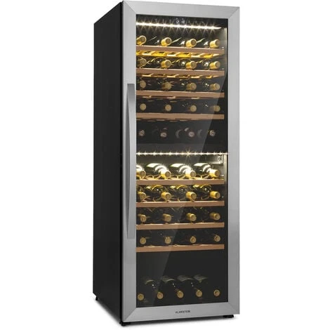 Klarstein Klarstein Vinamour 77 Duo Wine Fridge 191 Litres 5 - 20 °C 2 Cooling Zones 1 Klarstein Klarstein Vinamour 77 Duo Wine Fridge 191 Litres 5 - 20 °C 2 Cooling Zones