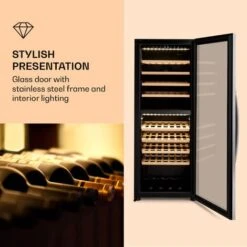 Klarstein Klarstein Vinamour 77 Duo Wine Fridge 191 Litres 5 - 20 °C 2 Cooling Zones 7 Klarstein Klarstein Vinamour 77 Duo Wine Fridge 191 Litres 5 - 20 °C 2 Cooling Zones -Home Appliances Store 98518474 3